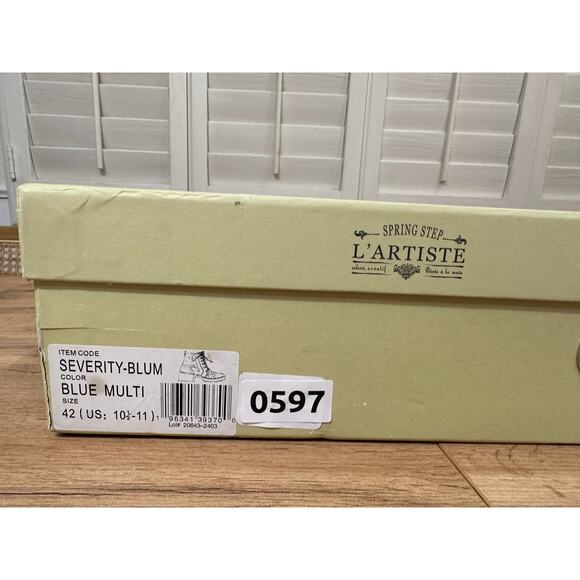 Spring Step L'Artiste Severity Blum Boots Blue Multi Size 10.5/11 US 42 EU NWB - Picture 15 of 16
